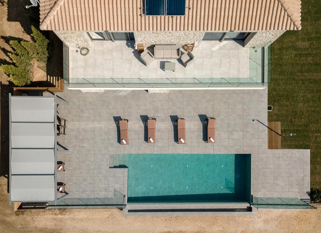 Kefalonia Stone Villas - Villa Petros Kefalonica Trapezaki  Bagian luar foto