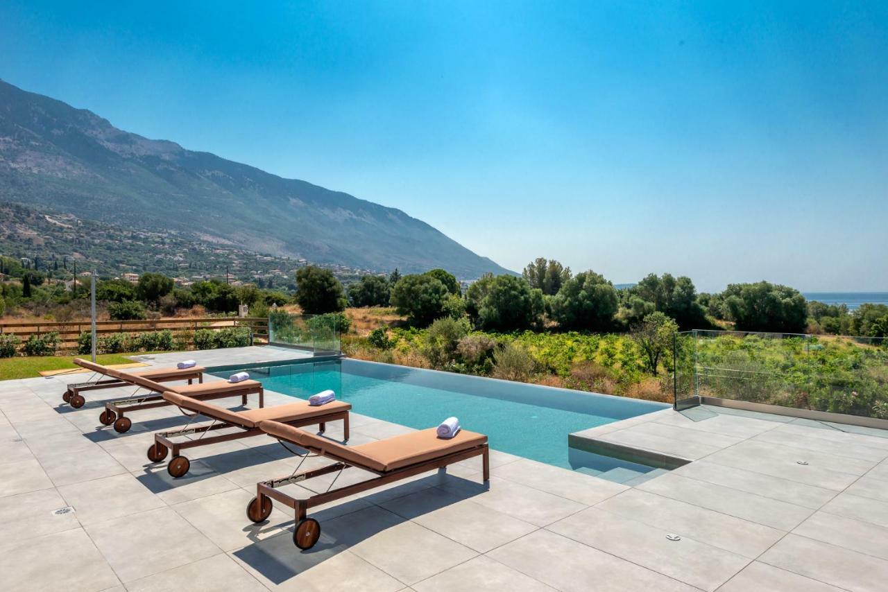 Kefalonia Stone Villas - Villa Petros Kefalonica Trapezaki  Bagian luar foto